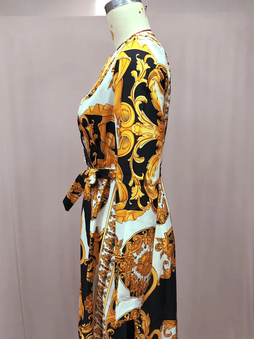 Classy Boho Dress Beige