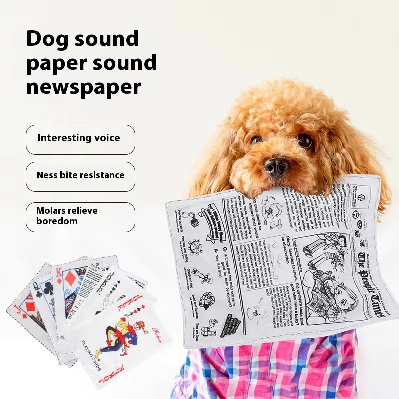 Dog's Newspaper Toy
