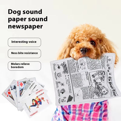 Dog's Newspaper Toy