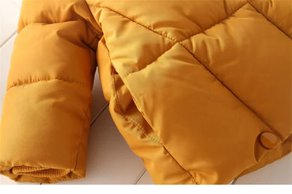 Hooded Fur Kid's Coat