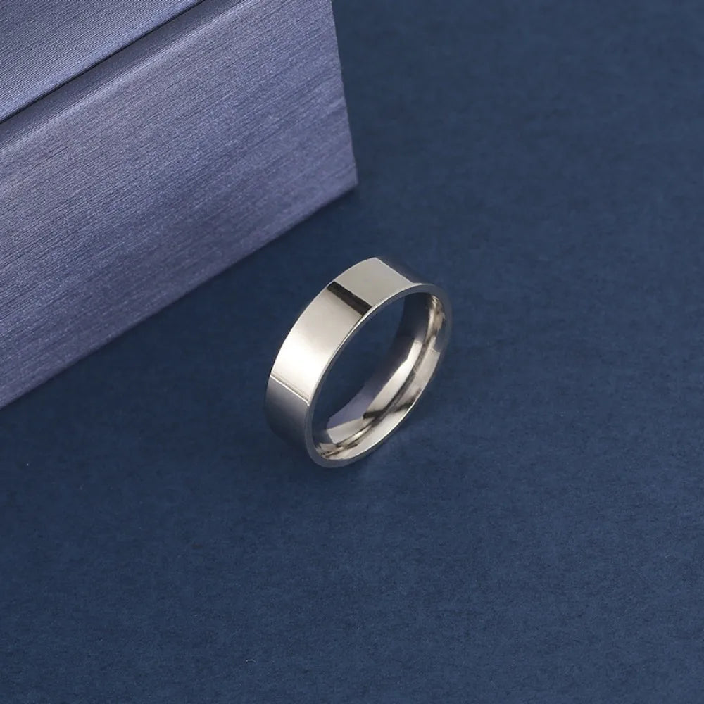 Black Matte Men's Ring