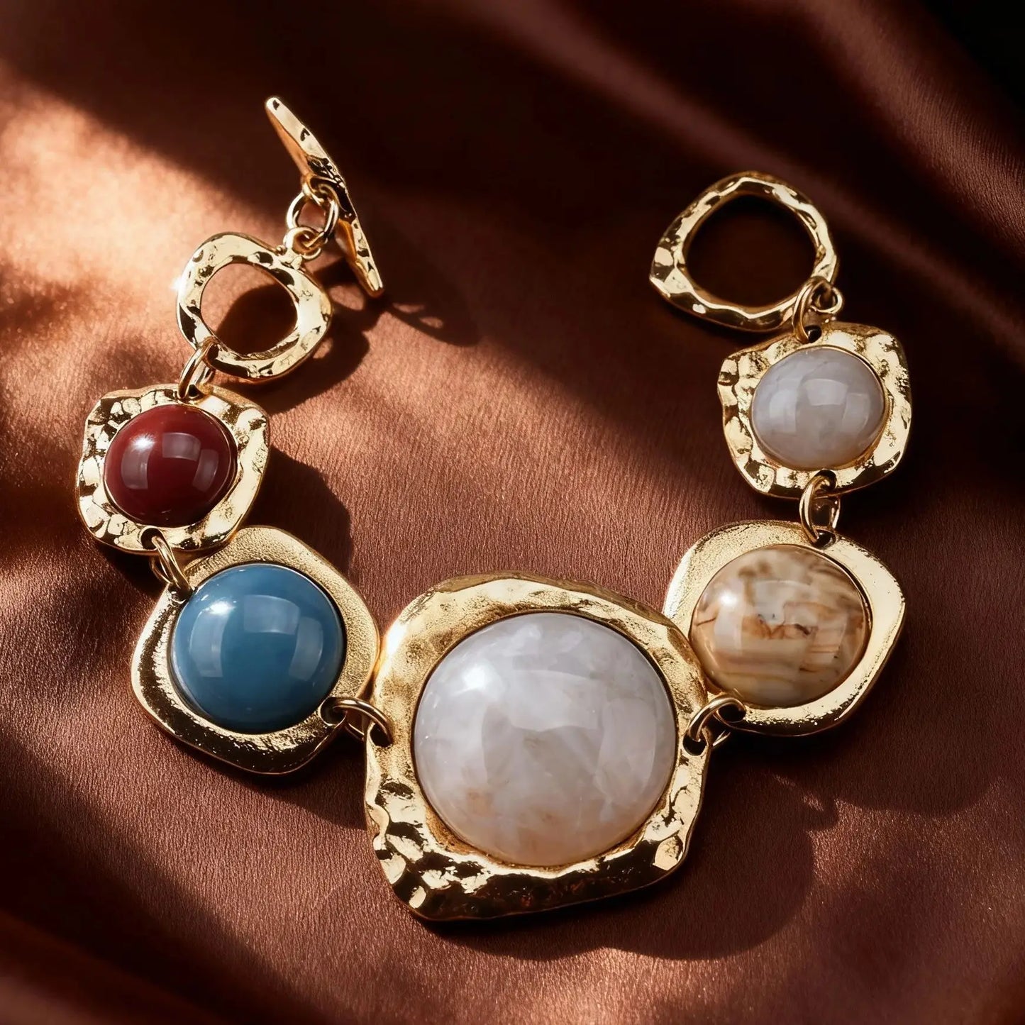 Bohemian Gold-Plated Bracelet