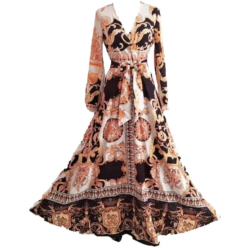 Classy Boho Dress Beige