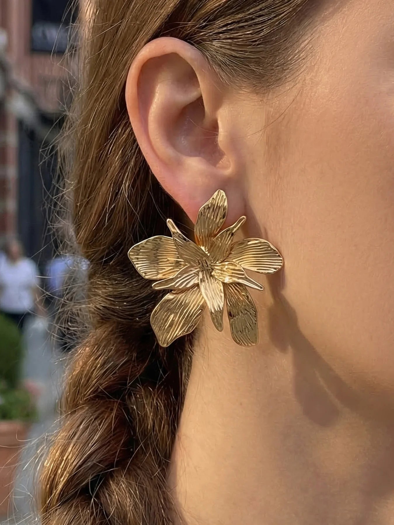 Flower Gold/Silver Earrings