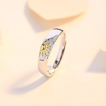 Couple Sun and Moon Rings