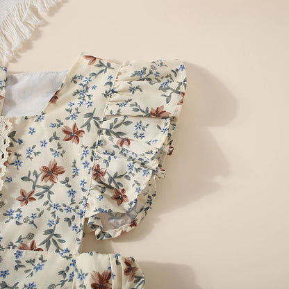 Flower Ruffles Dress