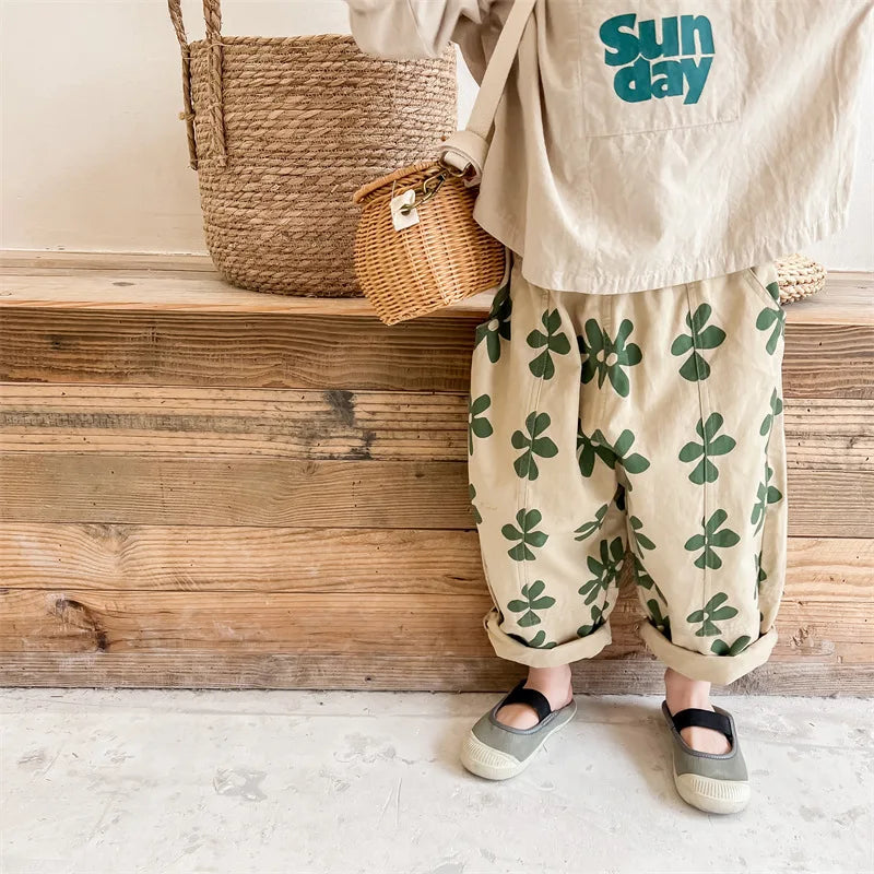 Hawaiian Floral Pants