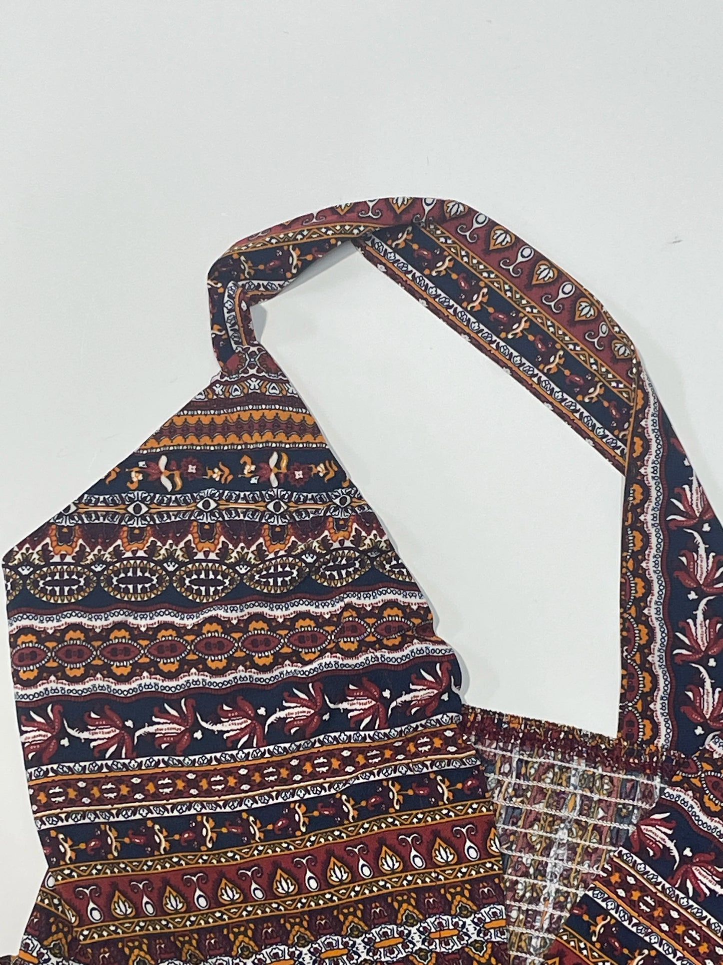 Boho Halter Beach Dress