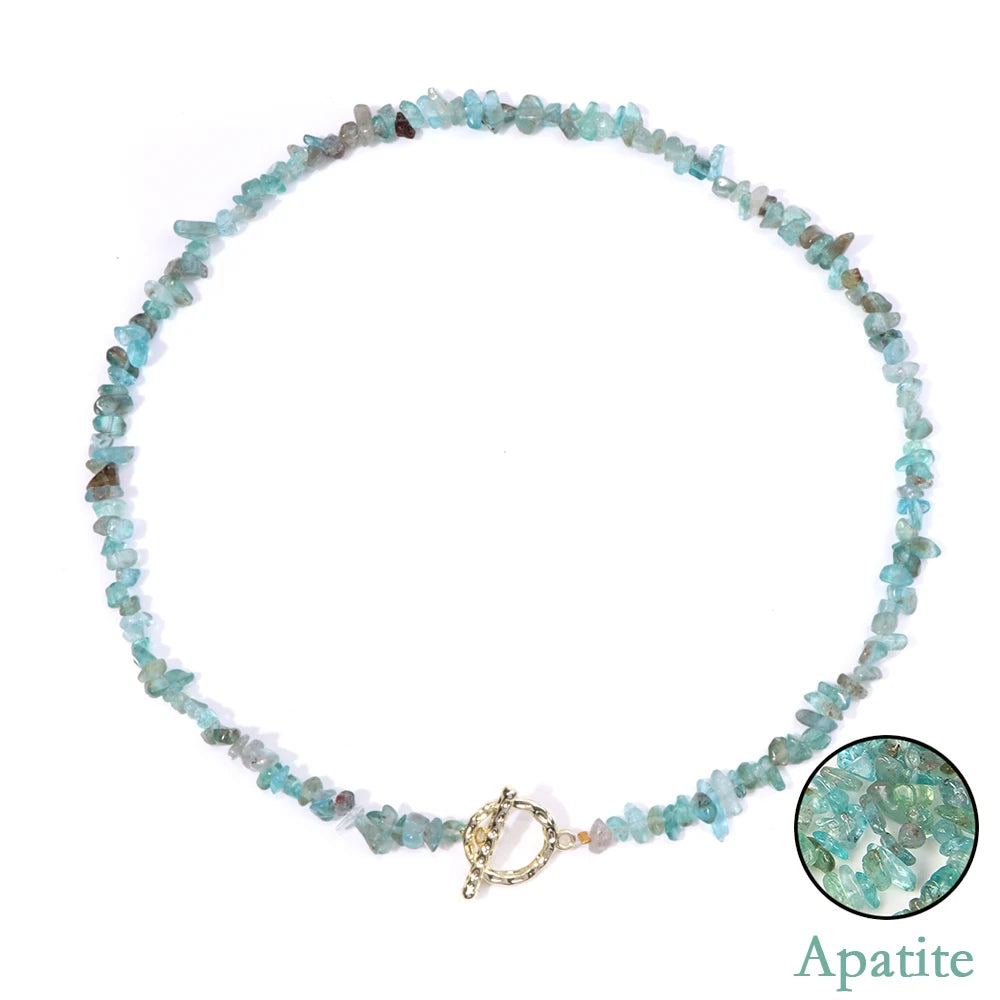 Healing Throat Chakra and Protective Crystal Necklaces