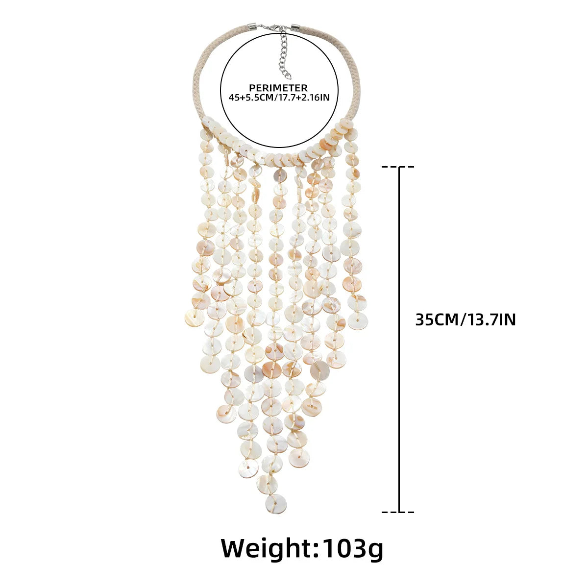 Multi-Layered Beachy Necklace