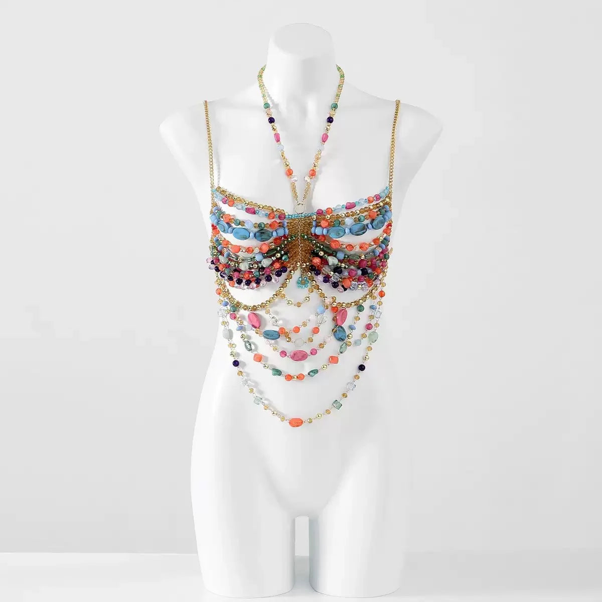 Colourful Beaded Tops