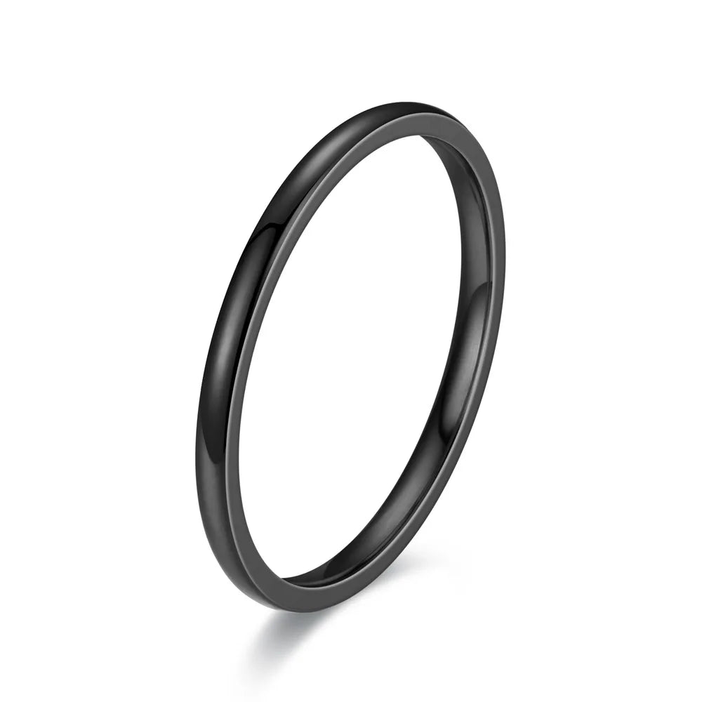 Black Matte Men's Ring