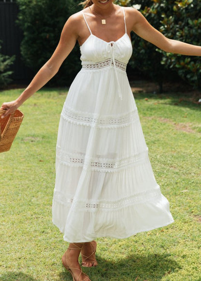 White Lace Bohemian Maxi