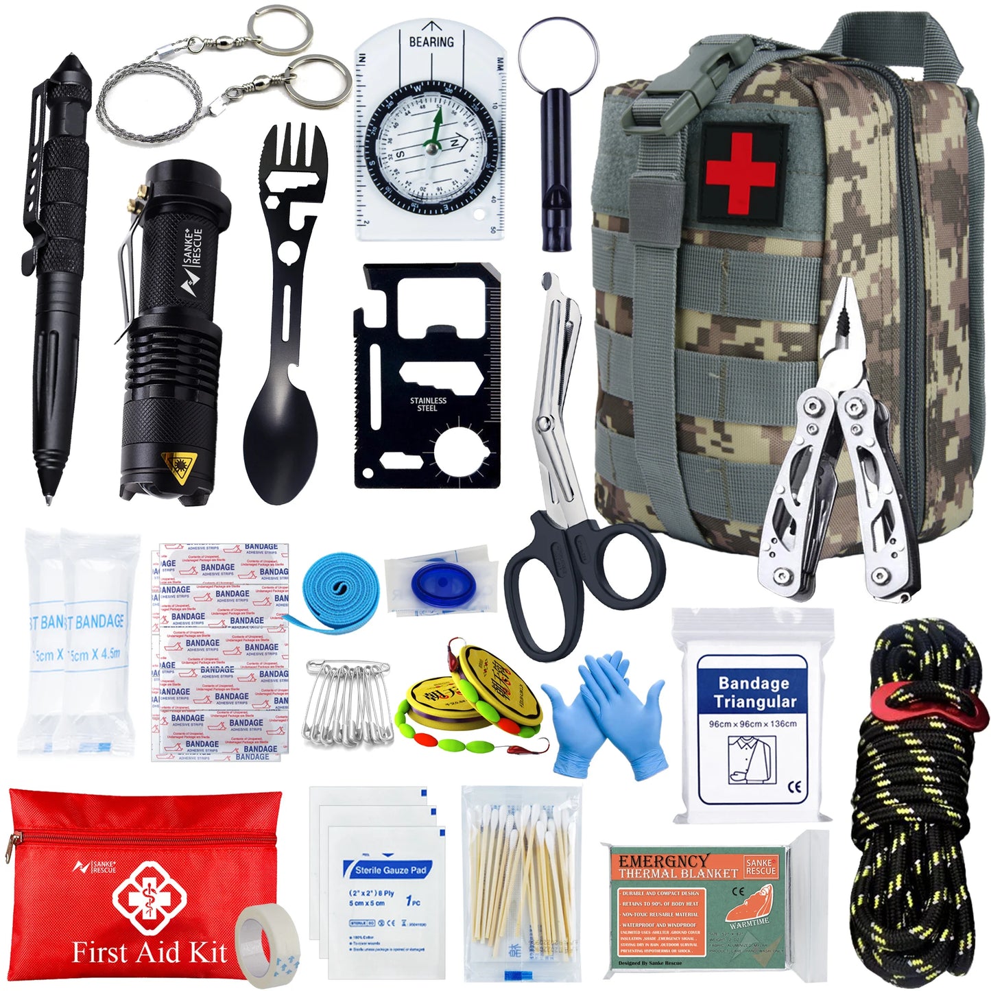 Survival First Aid Camping Kit