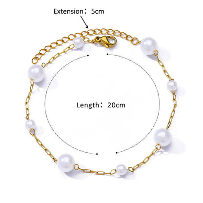 Waterproof Stainless Steel Anklets