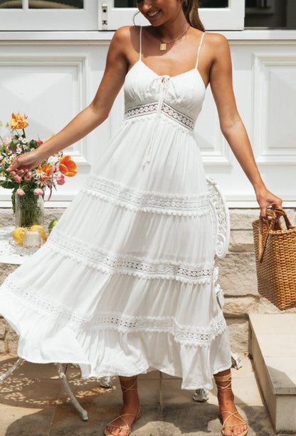 White Lace Bohemian Maxi