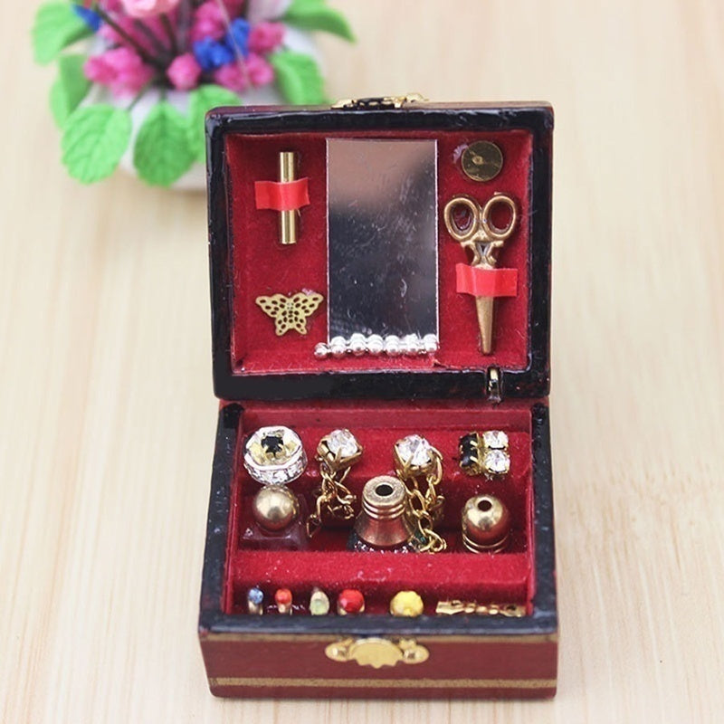 Miniature Jewellery Box Dollhouse Trinket