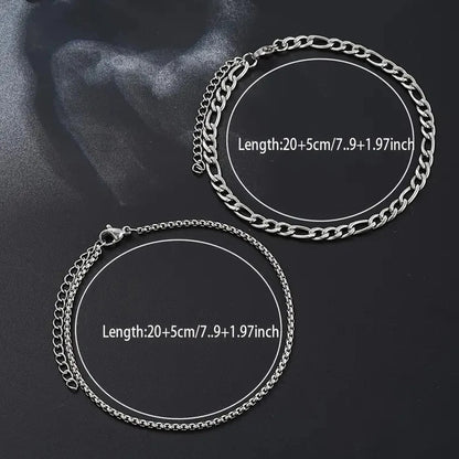 2 Silver Bracelets