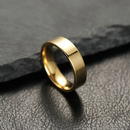 Black Matte Men's Ring