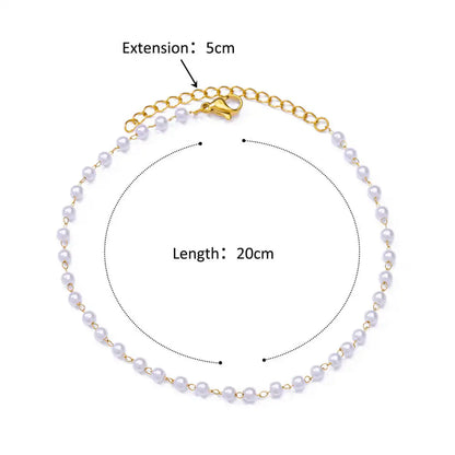 Waterproof Stainless Steel Anklets
