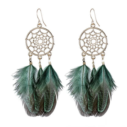 Feather Boho Earrings