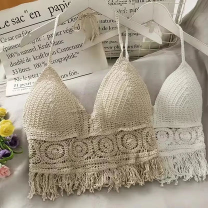 Boho Crochet Knit Top