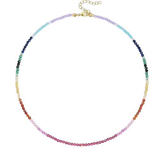 Beaded 14K Gold Plated Necklace