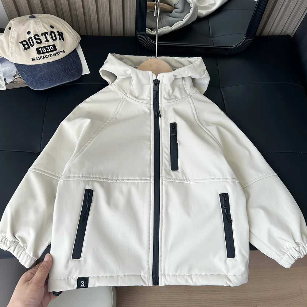 Boys Hooded Autumn Winter Coats