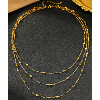 Layered Bead Necklace