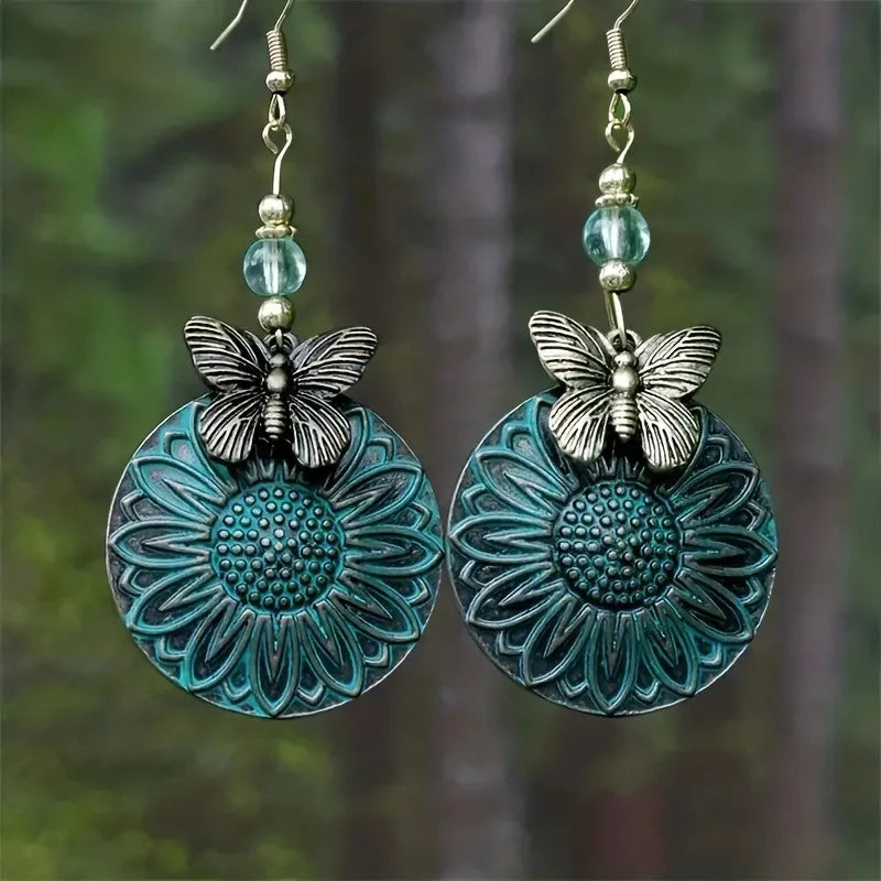 Boho Bold Nature Earrings Butterfly