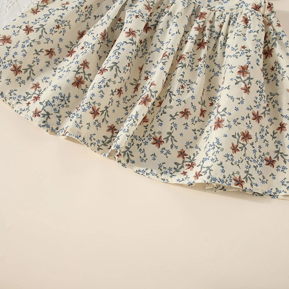 Flower Ruffles Dress
