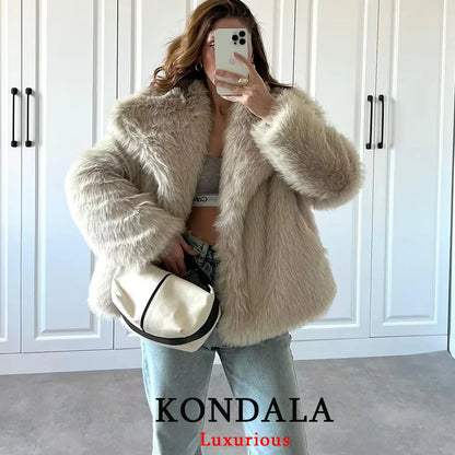 Faux Fur Coat