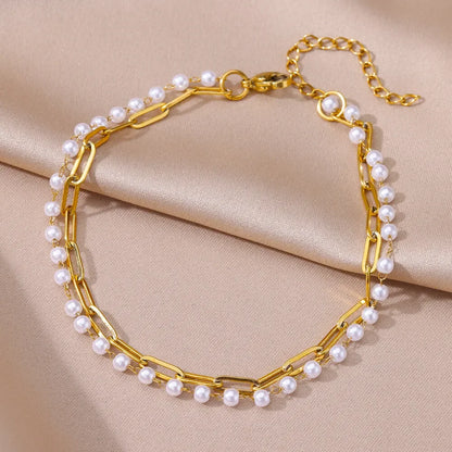 Waterproof Stainless Steel Anklets