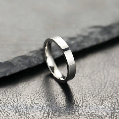 Black Matte Men's Ring