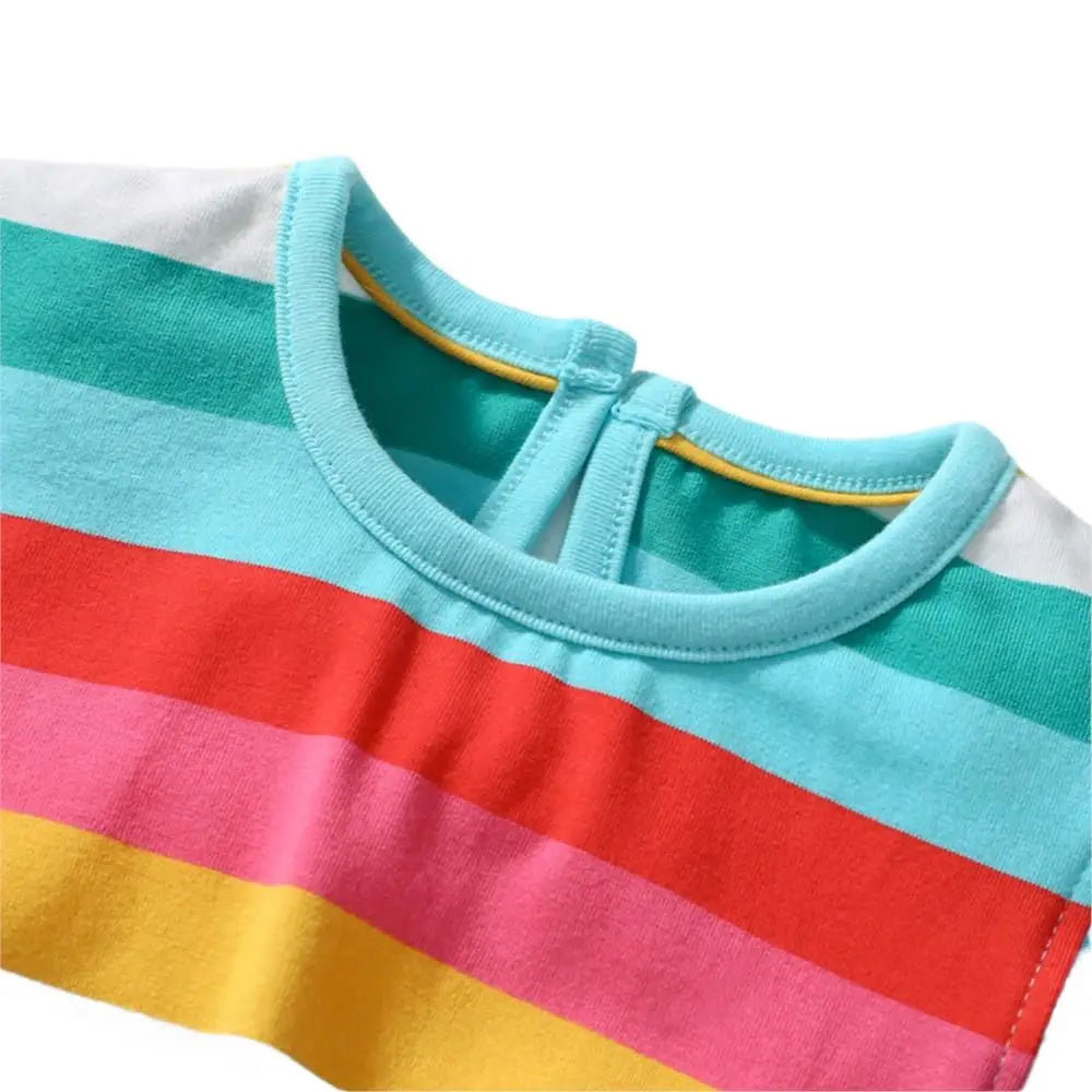 Rainbow Striped Dress!