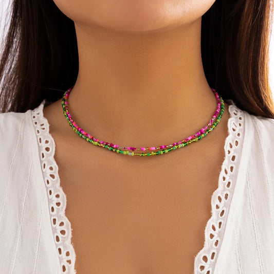 Beaded Choker Necklace