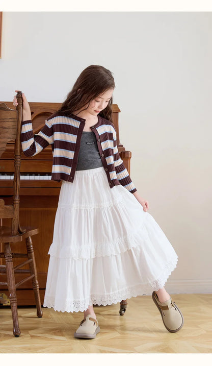 Teenage Ruched Frill Skirt