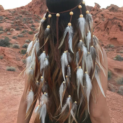 Boho Feather Headbands!