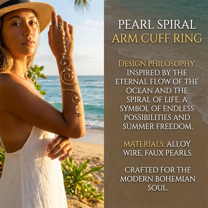 Puño espiral playero para brazo y muñeca