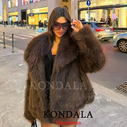 Faux Fur Coat