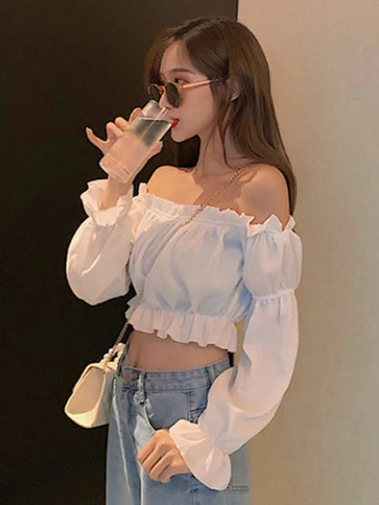 Ruffle Crop Top