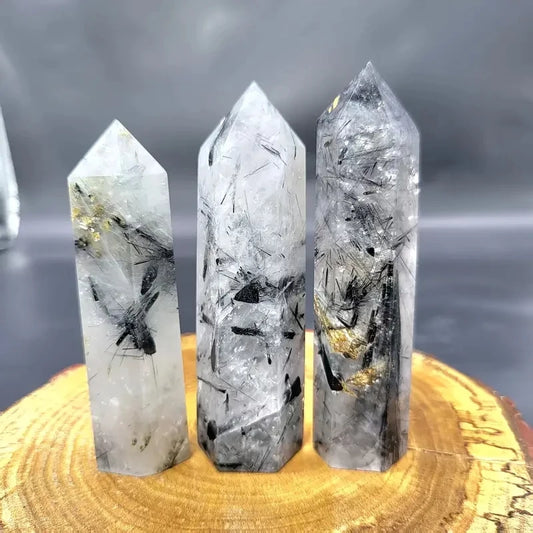 Tourmaline Quartz Crystal Tower 1 PC