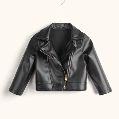 Boy's Faux Leather Jacket