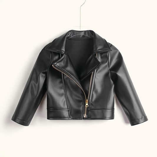 Boy's Faux Leather Jacket