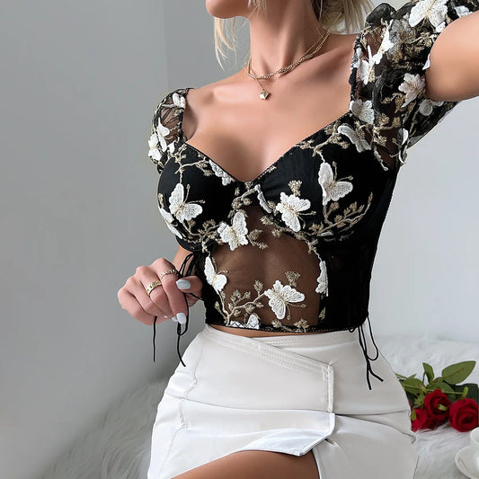 Puffed Sleeve Top