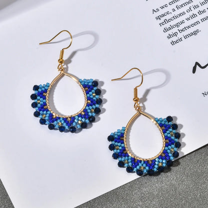 Handmade Gold Plated Bead Earrings