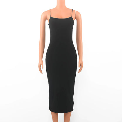 Body Con Spaghetti Dress
