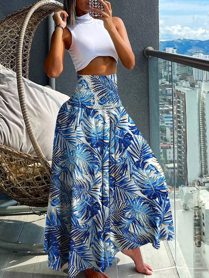 High Waist Boho Skirt