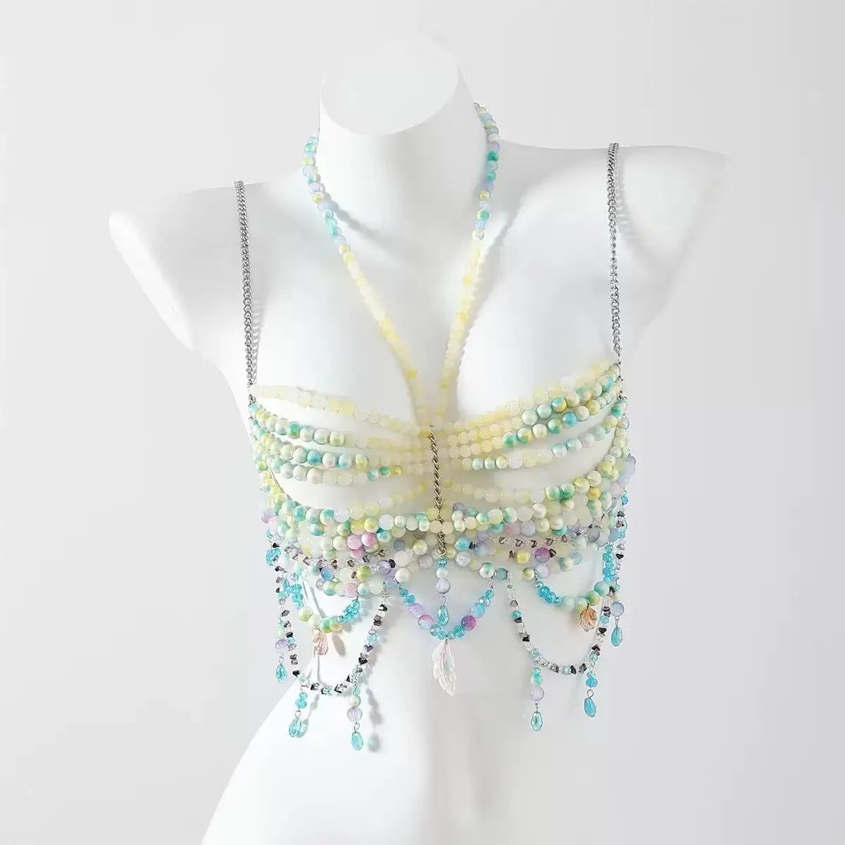 Colourful Beaded Tops