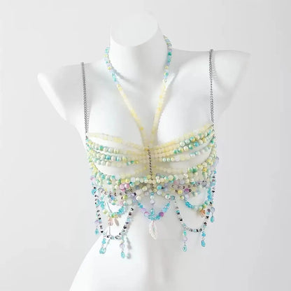 Colourful Beaded Tops